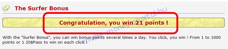 SURFER BONUS - make-money.gportal.hu